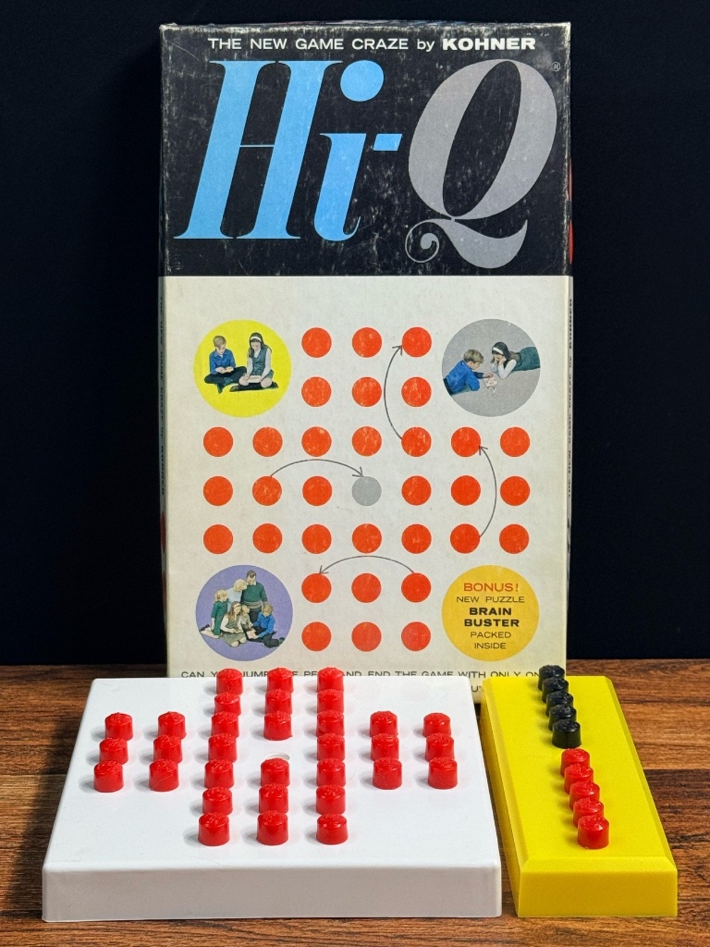 KOHNER BROS, INC. Hi-Q Game with Bonus BrainBuster Game